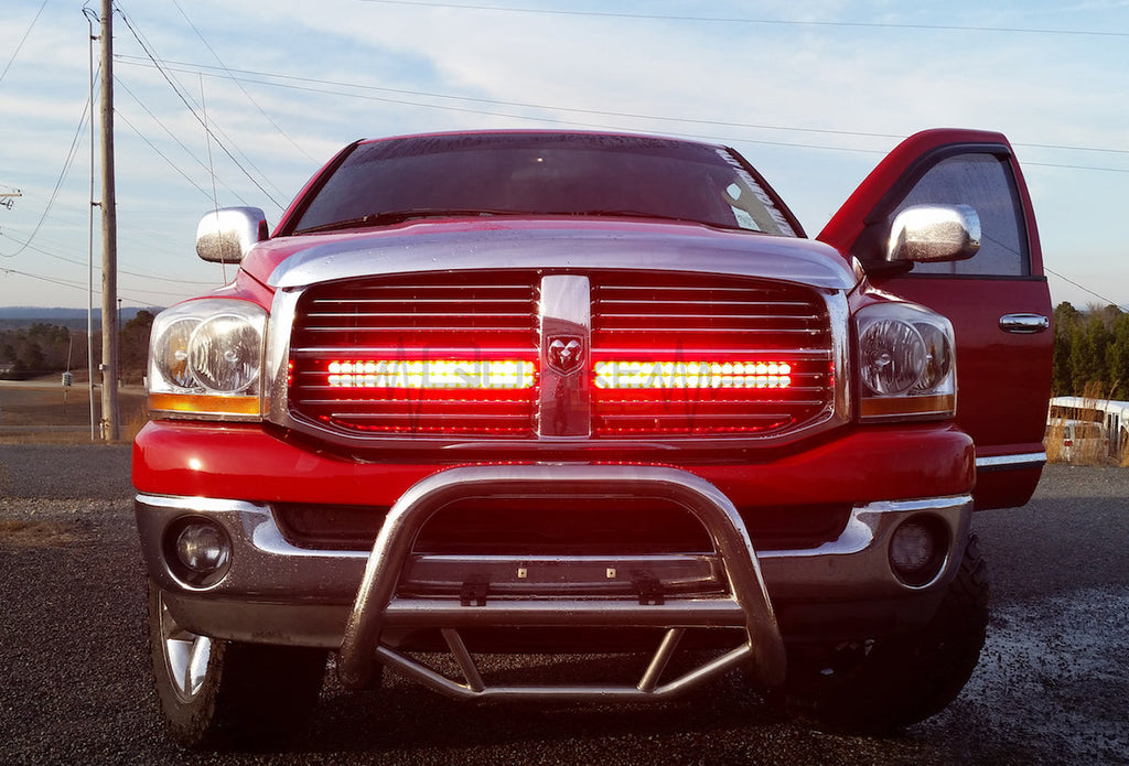 Quake LED Light Bar 42 in. LED Light Bar Dual Row Magma B304 - QUDR008