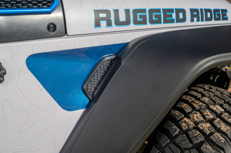 Rugged Ridge Fenders Rugged Ridge Max Terrain Fender Flare Set F & R 18-22 Jeep Wrangler JL