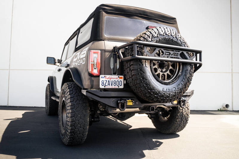 DV8 Offroad Bumper Accessories DV8 Offroad Elite Series D-Ring Shackles - Pair (Gray)
