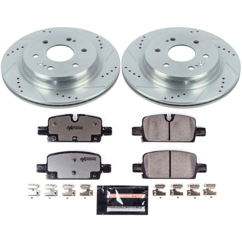 PowerStop Brake Kits - Performance D&S Power Stop 2019 Chevrolet Silverado 1500 Rear Z36 Truck & Tow Brake Kit