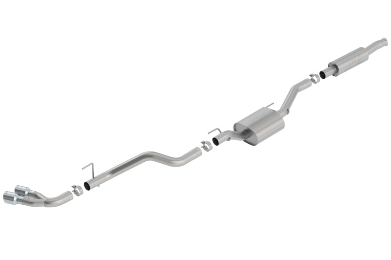 Borla Catback Borla 2020 Jeep Gladiator JT 3.6L V6 AWD S-Type Dual Side Catback w/ Chrome Tips