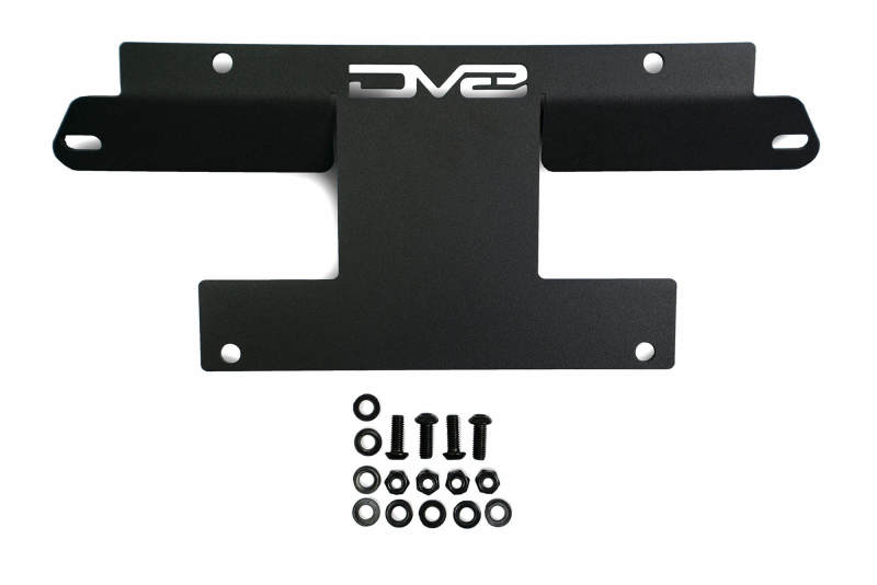 DV8 Offroad License Plate Relocation DV8 Offroad 21-22 Ford Bronco Factory Front Bumper Licence Relocation Bracket - Front