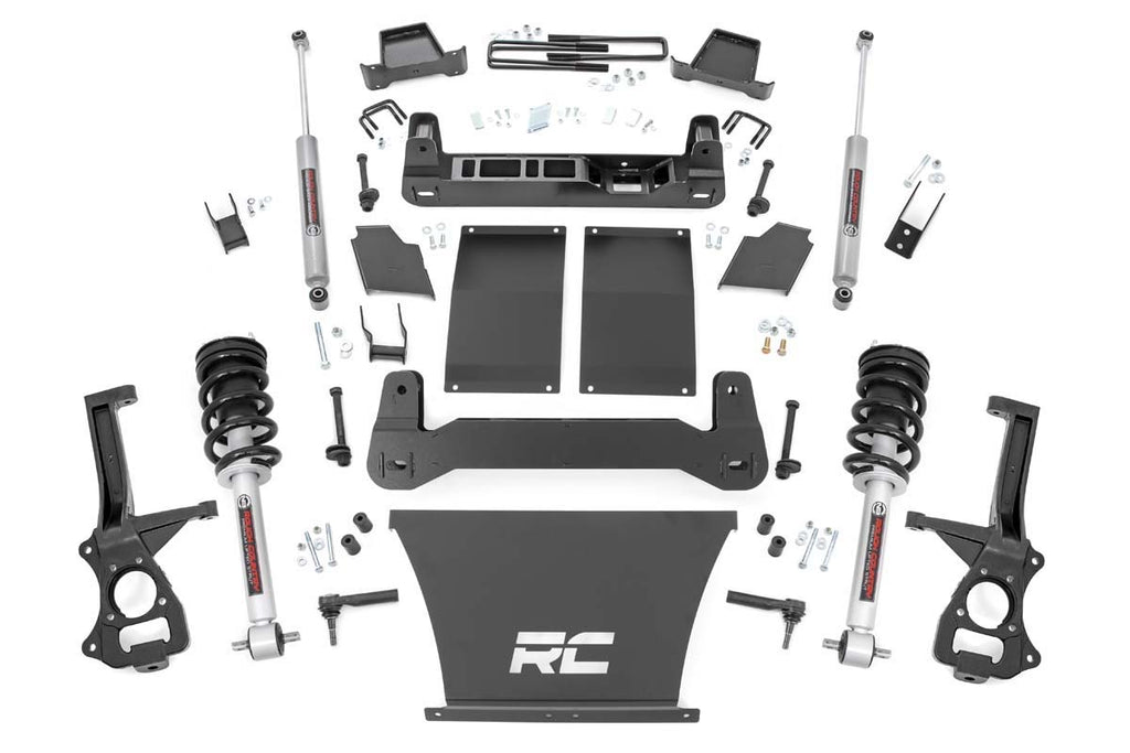 Rough Country Lift Kits 4 Inch Suspension Lift Kit Lifted Struts 19-20 Silverado/Sierra 1500 Trailboss/AT4 4WD Rough Country - 27532