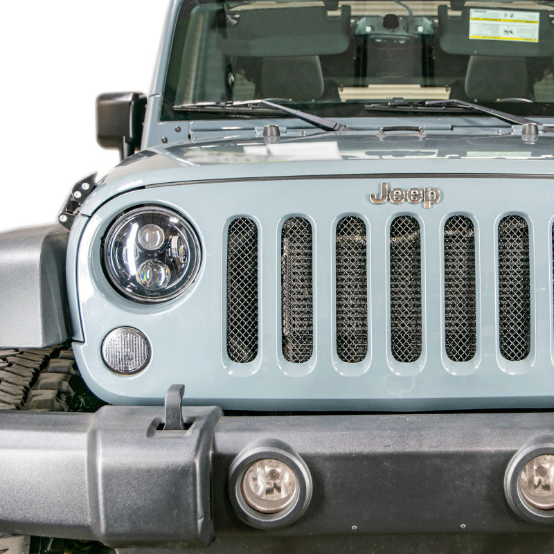 DV8 Offroad Grilles DV8 Offroad 2007-2018 Jeep JK Black Mesh Grille