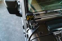 Load image into Gallery viewer, DV8 Offroad Light Mounts DV8 Offroad 2018+ Jeep Wrangler JLO A Pillar Dual Light Pod Mounts