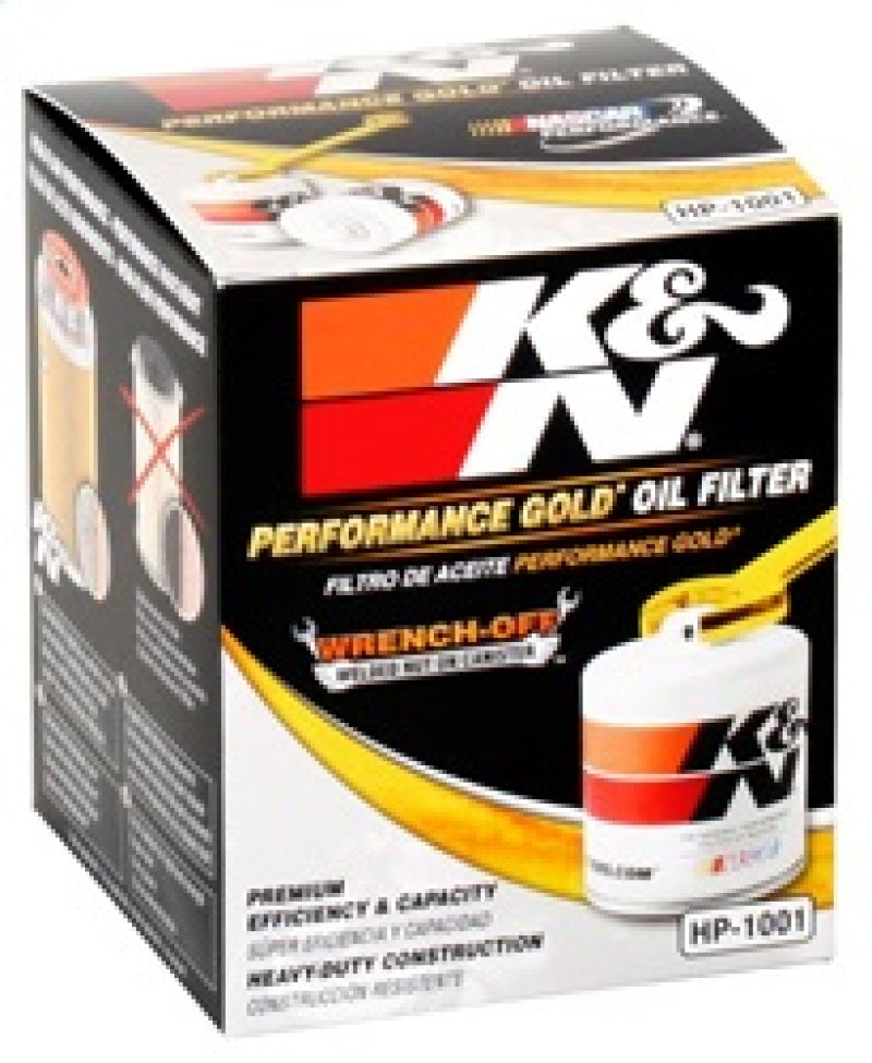 K&N Engineering Oil Filters K&N Chevy / Pontiac / GMC / Buick Performance Gold Oil Filter