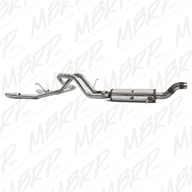 MBRP Catback MBRP 09-11 Chev/GMC Colorado/Canyon 5.3L V8 EC/CC-SB Cat Back Dual Split Rear Exit T409