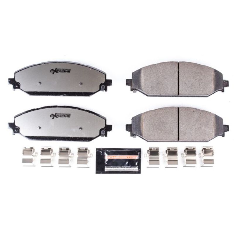 PowerStop Brake Pads - Performance Power Stop 2019 Ram 1500 Front Z36 Truck & Tow Brake Pads w/Hardware