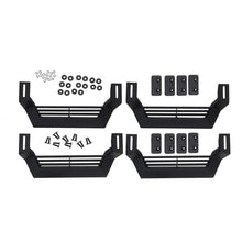 Load image into Gallery viewer, Rampage Side Steps Rampage 1999-2019 Jeep Rock Rail Short Step Universal 4 Piece Set - Black