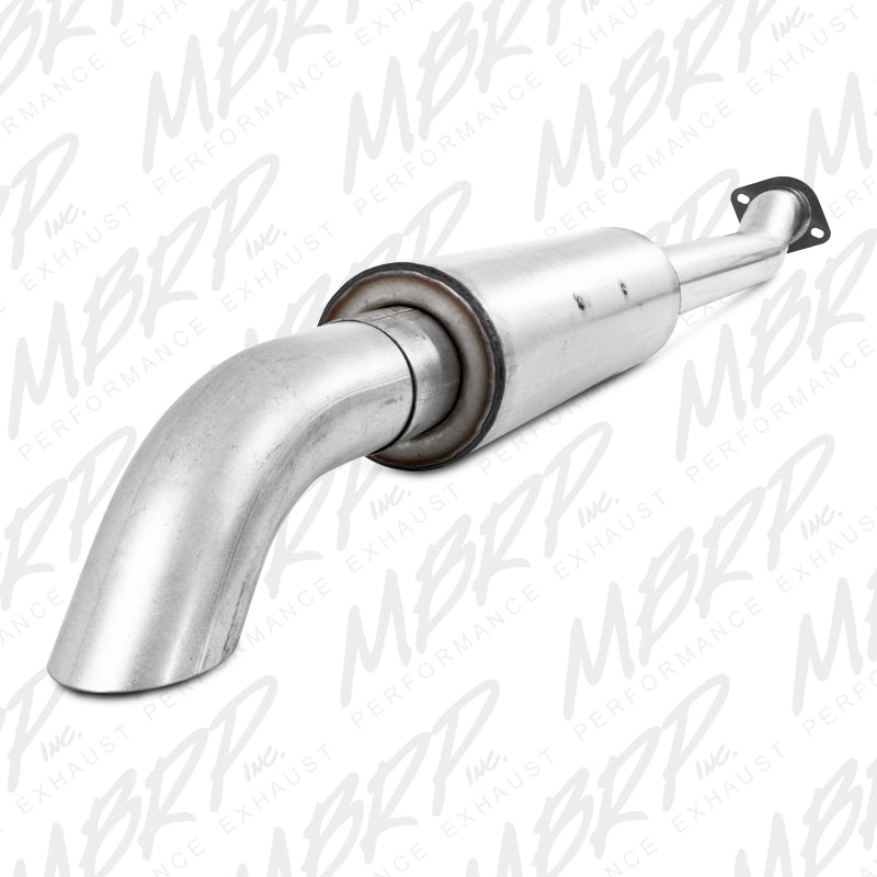 MBRP Catback MBRP 11-12 Ford F-150 SVT Raptor 6.2L EC-SB/CC-SB 3.5in Cat Back Single Turn Down Alum Exhaust