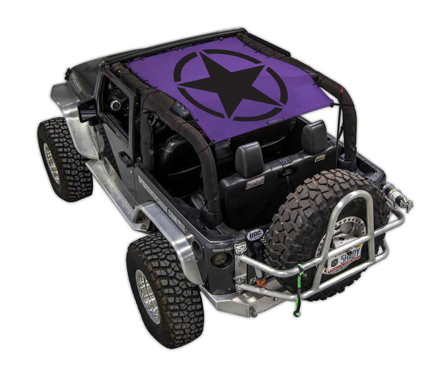 SPIDERWEBSHADE Product Purple JK-2D Oscar Mike Solid