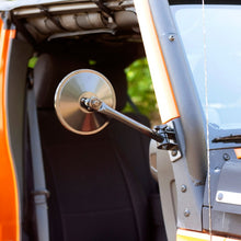 Load image into Gallery viewer, Rugged Ridge Exterior Trim Rugged Ridge 97-18 Jeep Wrangler Black Round Quick Release Mirror