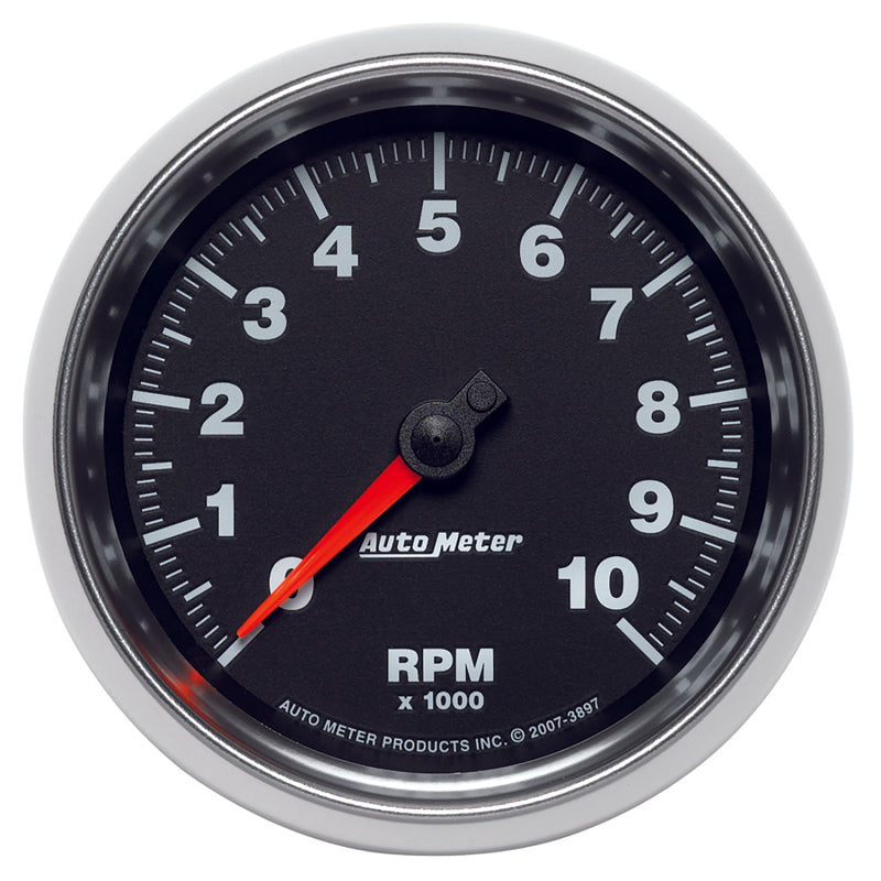 AutoMeter Gauges Autometer GS 3-3/8in 10000 RPM In-Dash Tachometer Gauge