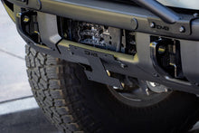 Load image into Gallery viewer, DV8 Offroad License Plate Relocation DV8 Offroad 21-22 Ford Bronco Factory Front Bumper Licence Relocation Bracket - Front