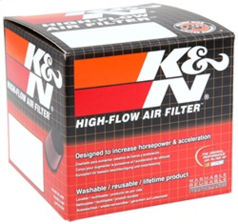 K&N Engineering Air Filters - Universal Fit K&N Universal Chrome Filter 1 15/16 inch FLG / 3 inch Base / 2 inch Top / 3 inch Height