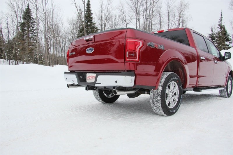 MBRP Catback MBRP 2015 Ford F-150 5.0L 3in Cat Back Dual Split Rear Exit AL Exhaust System
