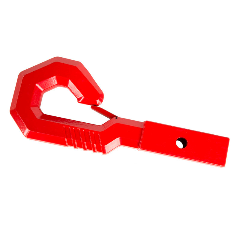 Rugged Ridge Tow Hooks Rugged Ridge Elite Giga Red Hook 2 inch Receiver