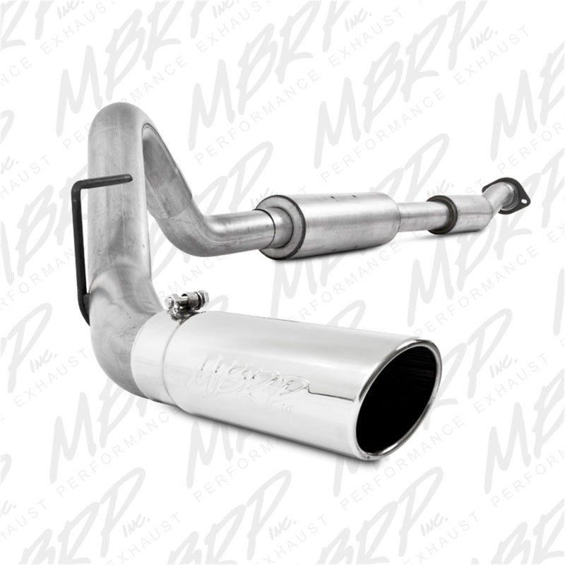 MBRP Catback MBRP 11-13 Ford F150 SVT Raptor 6.2L EC-SB/CC-SB 3.5in Cat Back Single Exit Alum Exhaust System