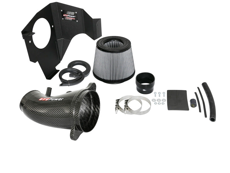 aFe Cold Air Intakes aFe POWER Magnum FORCE Carbon Fiber Stage 2 Pro Dry S CAIS - 11-18 Dodge Challenger/Charger V8-6.4L