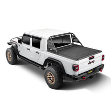 Load image into Gallery viewer, Rugged Ridge Tonneau Covers - Hard Fold Rugged Ridge 20-22 Jeep Gladiator w/o Trail Rail Sys Armis Tonneau Cover w/Max Track - Tex. Blk