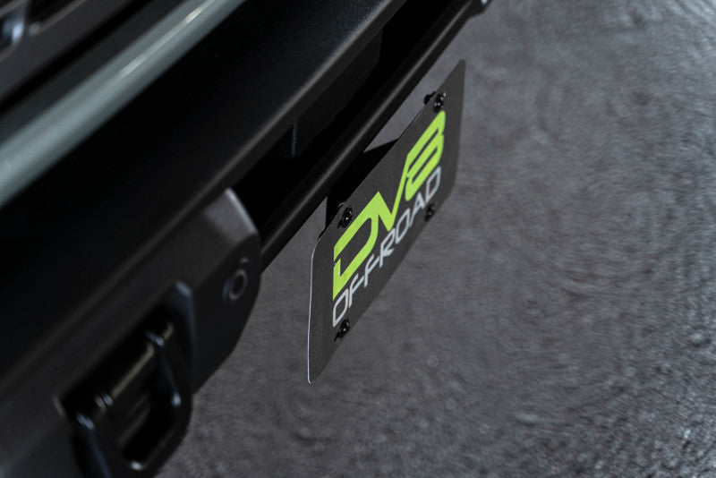 DV8 Offroad License Plate Relocation DV8 Offroad 21-23 Ford Bronco Capable Bumper Front License Plate Mount