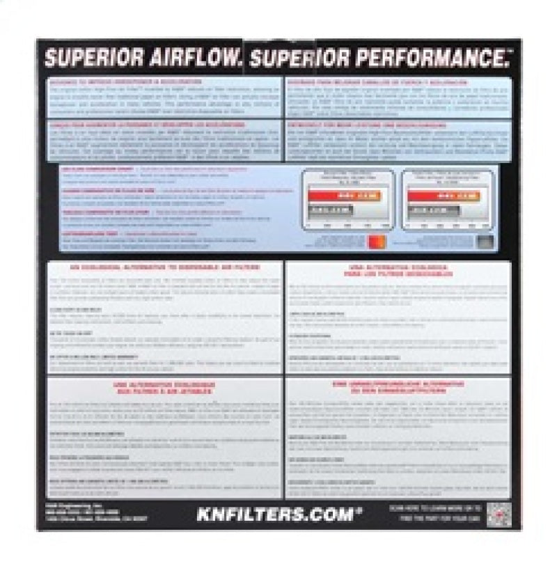 K&N Engineering Air Filters - Drop In K&N Replacement Air Filter Round 11in OD 9-1/4in ID 6in H