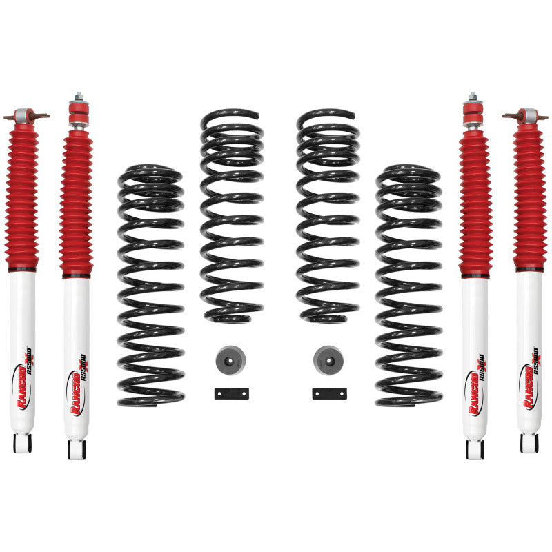 Rancho Lift Kits Rancho 07-17 Jeep Wrangler Front and Rear Suspension System - Master Part Number / One Box