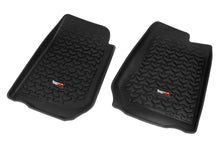 Load image into Gallery viewer, Rugged Ridge Floor Mats - Rubber Rugged Ridge Floor Liner Front Black 2007-2018 Jeep Wrangler Unlimited JK 4 Dr