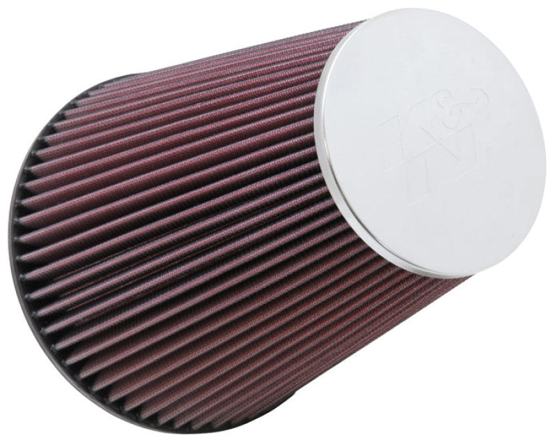 K&N Engineering Air Filters - Universal Fit K&N Universal Chrome Filter 6 inch FLG / 7.5 inch Base / 4.5 inch Top / 9 inch Height