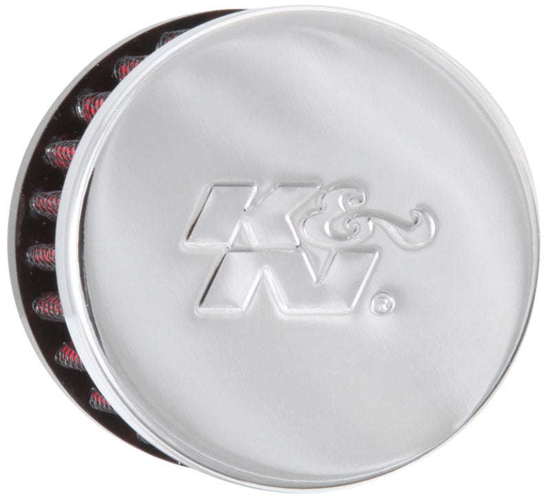 K&N Engineering Air Filters - Universal Fit K&N 0.625 inch ID 2 inch OD 1.5 inch H Clamp On Crankcase Vent Filter