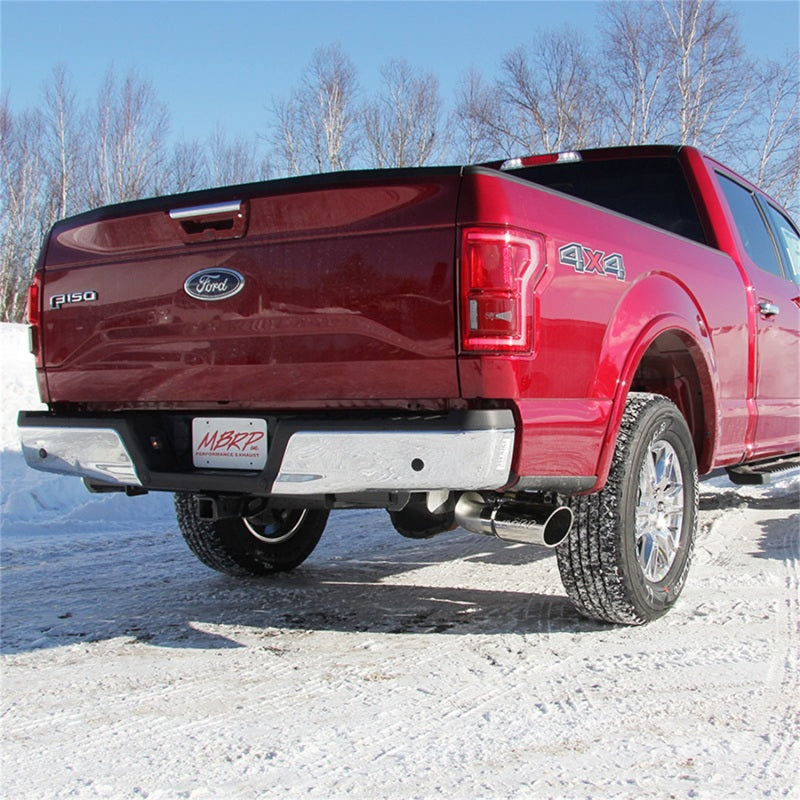 MBRP Catback MBRP 2015 Ford F-150 2.7L / 3.5L EcoBoost 4in Cat Back Single Side T304 Exhaust System