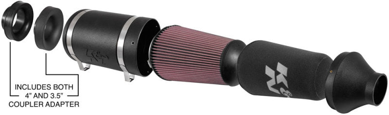 K&N Engineering Cold Air Intakes K&N Universal Off-Road Air Intake (Replaces 85-6853)