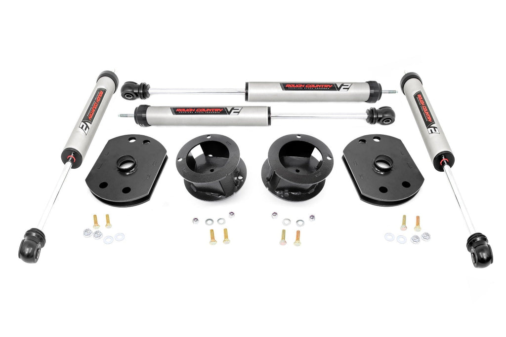 Rough Country Lift Kits 2.5 Inch Dodge Lift Kit V2 Shocks (14-20 Ram 2500 4WD) Rough Country - 30270