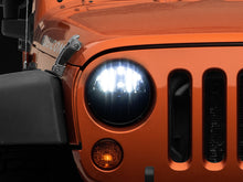 Load image into Gallery viewer, Raxiom Headlights Raxiom 97-18 Jeep Wrangler TJ/JK Axial Series LED Headlights- Black Housing (Clear Lens)