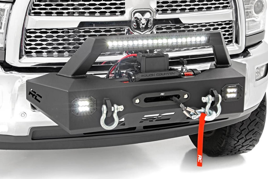 Rough Country Winch Mounting Kits EXO Winch Mount System 14-18 RAM 2500 Rough Country - 31007