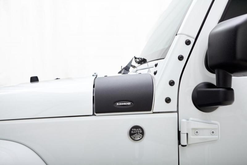 Bushwacker Body Armor & Rock Rails Bushwacker 07-18 Jeep Wrangler Trail Armor Cowl Cover - Black