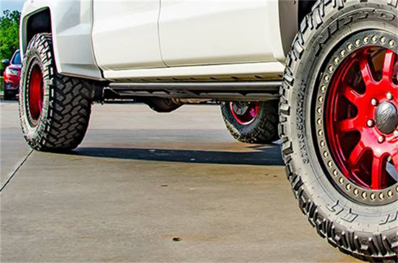 N-Fab Body Armor & Rock Rails N-Fab RKR Rails 15-17 GMC - Chevy Canyon/Colorado Crew Cab - Tex. Black - 1.75in