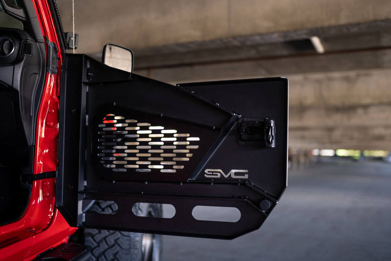 DV8 Offroad Doors DV8 Offroad 18-22 Jeep Wrangler JL/JT Spec Series Half Doors - Front Set