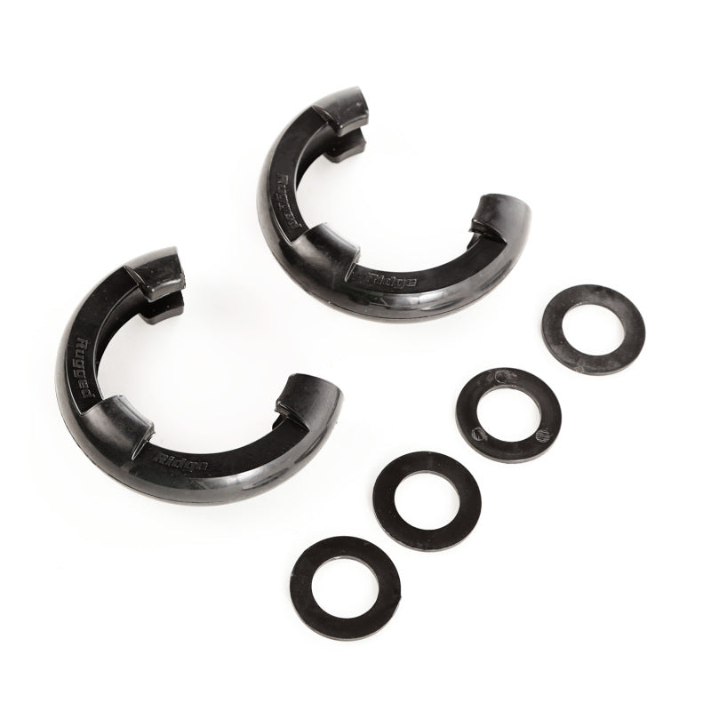 Rugged Ridge Shackle Kits Rugged Ridge Black 7/8in D-Ring Isolator Kit