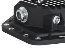 Load image into Gallery viewer, aFe Diff Covers aFe Power Pro Ser Rear Diff Cover Black w/Mach Fins 2017 Ford Diesel Trucks V8-6.7L(td) Dana M275-14