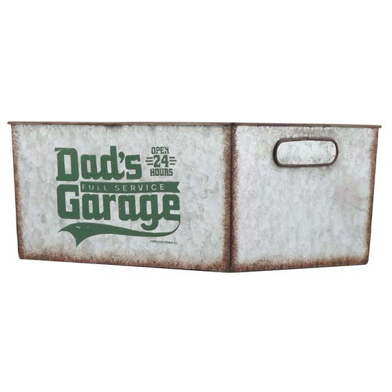 Offroad Trading Company DAD'S GARAGE GALVANIZED CONTAINER