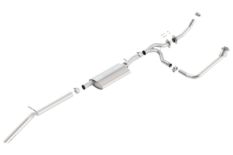 Borla Catback Borla 12-15 Jeep Wrangler 3.6L V6 Auto/Manual Trans Turndown Tip Dual Left Rear Exit Exhaust