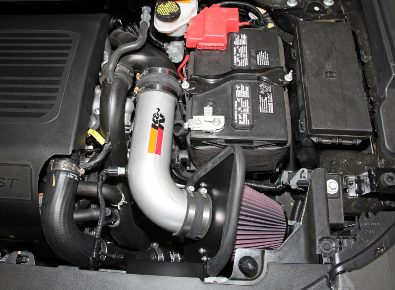 K&N Engineering Cold Air Intakes K&N 11 Ford Taurus SHO 3.5L V6 Silver Typhoon Cold Air Intake