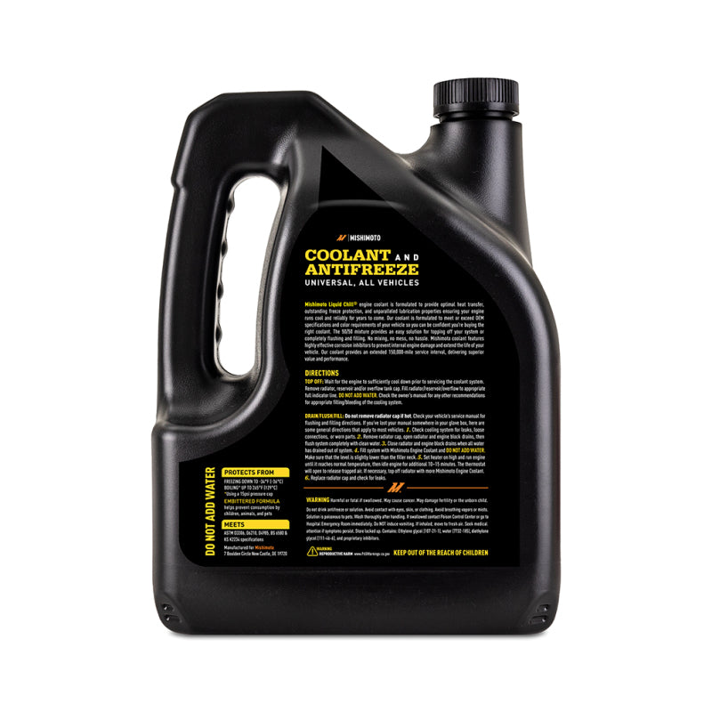 Mishimoto Coolants Mishimoto Liquid Chill EG Coolant, Universal, Yellow