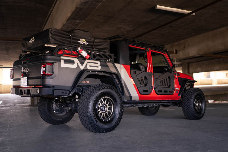 DV8 Offroad Doors DV8 Offroad 18-22 Jeep Wrangler JL/JT Spec Series Half Doors - Rear Set