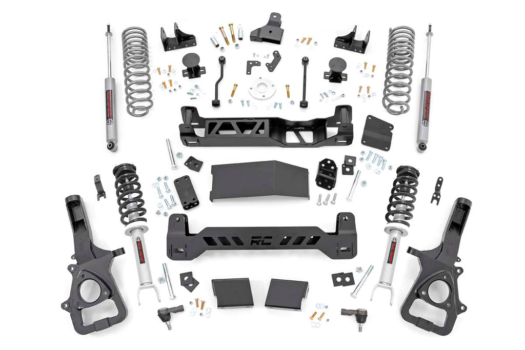 Rough Country Lift Kits 6 Inch RAM Suspension Lift Kit w/Loaded Struts & N3 Shocks 19-20 RAM 1500 4WD Rough Country - 33431