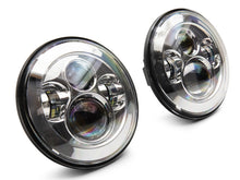 Load image into Gallery viewer, Raxiom Headlights Raxiom 97-18 Jeep Wrangler TJ/JK Axial Series LED Daymaker Headlights- Chrome Housing (Clear Lens)