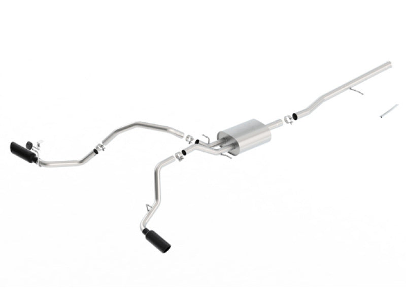 Borla Catback Borla 14-16 Chevrolet Silverado 1500 5.3L ATAK Catback Exhaust w/ Black Chrome Tips