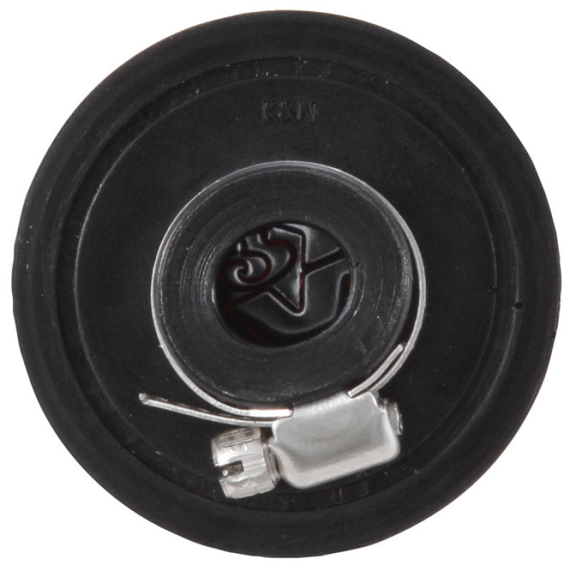 K&N Engineering Air Filters - Universal Fit K&N Clamp On Rubber Base Crankcase Vent Filter 0.5in Flange ID 2in OD 1.5in Height
