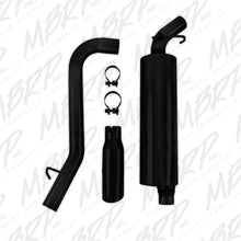 Load image into Gallery viewer, MBRP Catback MBRP 97-99 Jeep Wrangler (TJ) Inline-4 2.5L, Inline-6 4.0L 2 1/2in Cat Back Single Side Black Coated